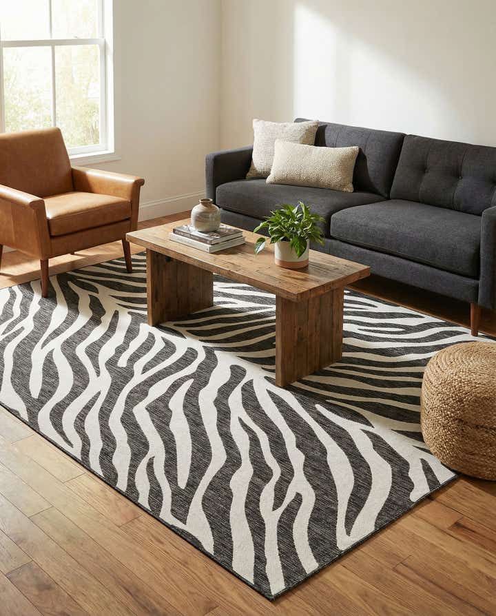 7' 10 x 11' Easy-Clean Safari Indoor / Outdoor Rug