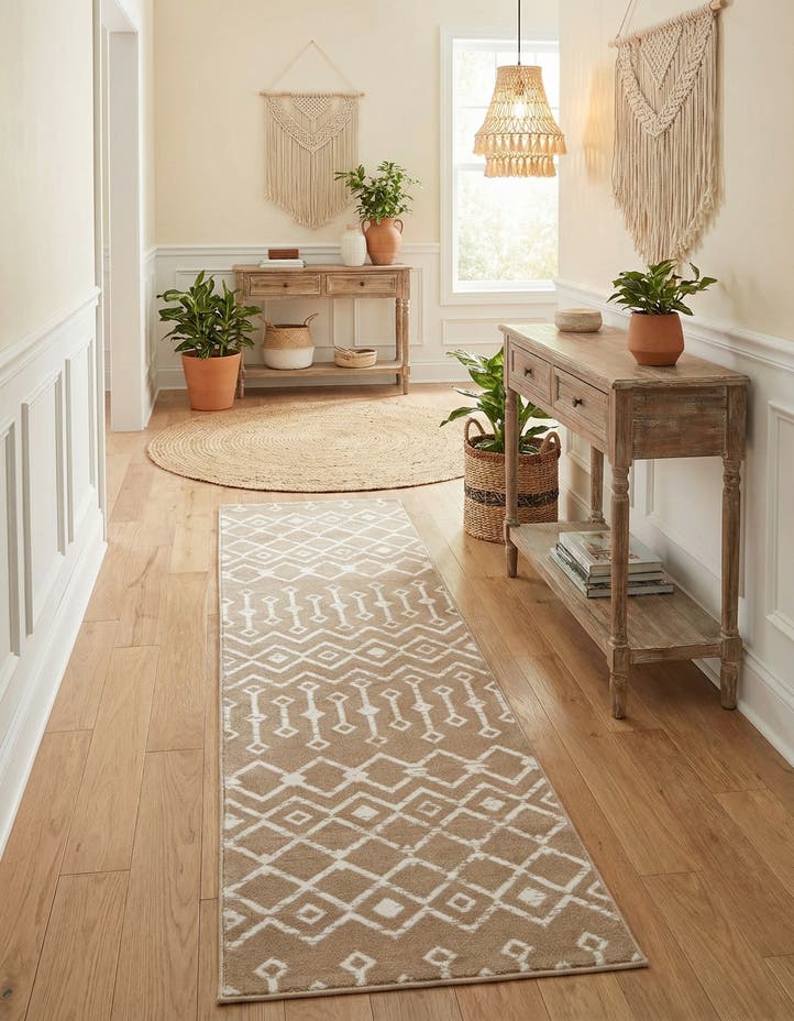 2' 6 x 8' 2 Kasbah Trellis Runner Rug