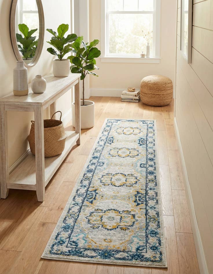 Detail image of 2' x 9' 10 Madeline Vintage Runner Rug