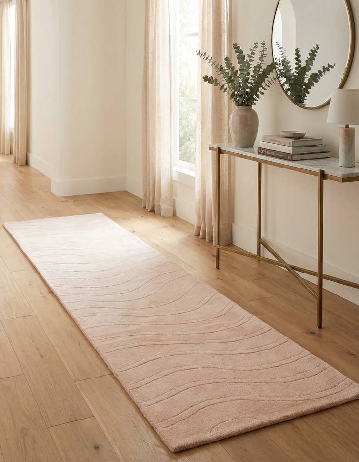 Detail image of 2' 8 x 9' 10  Hand Knotted Darya Wool Runner Rug