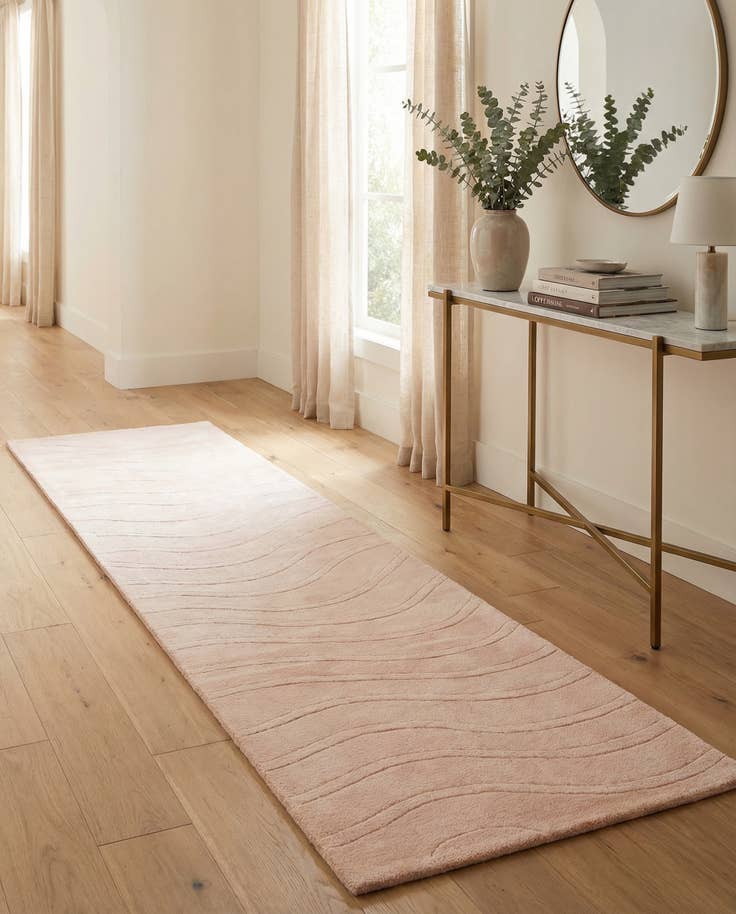 Detail image of 2' 8 x 9' 10 Hand Knotted Darya Wool Runner Rug