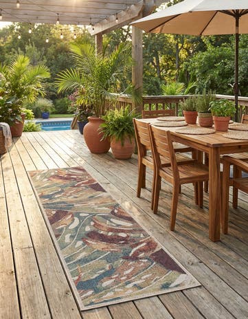 2' 7 x 10' Easy-Clean Baja Indoor / Outdoor Runner Rug