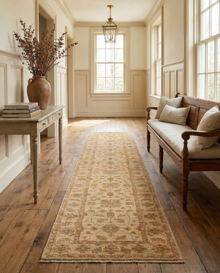 2' x 12' 1 Peshawar Ziegler Wool Runner Rug