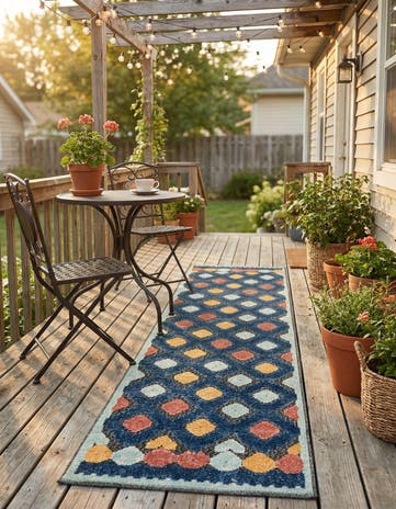 2' x 8' Easy-Clean Belize Indoor / Outdoor Runner Rug