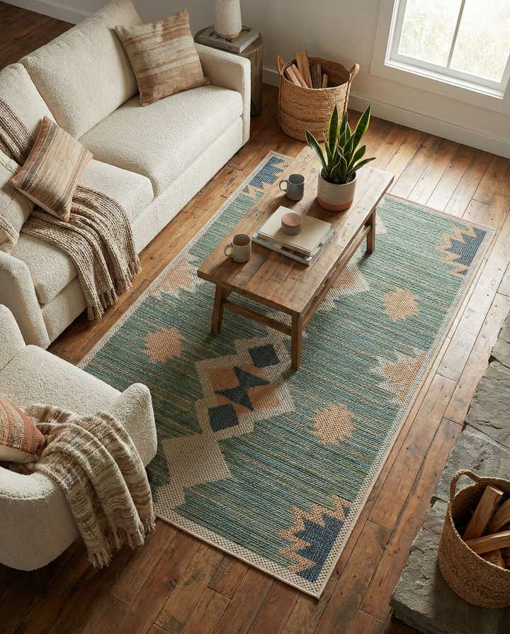 3' 1 x 5' 1 Easy-Clean Baja Indoor / Outdoor Rug