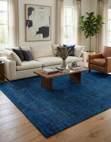 7' 10 x 10' Hand Knotted Darya Wool Rug
