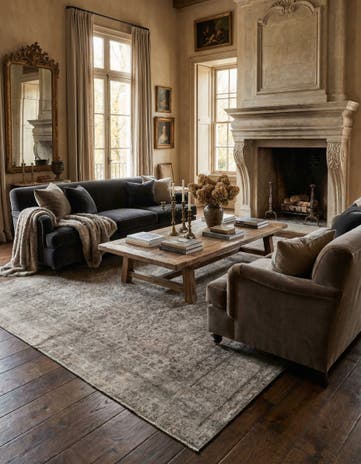 9' 9 x 13' 5 Vintage Royal Wool Rug
