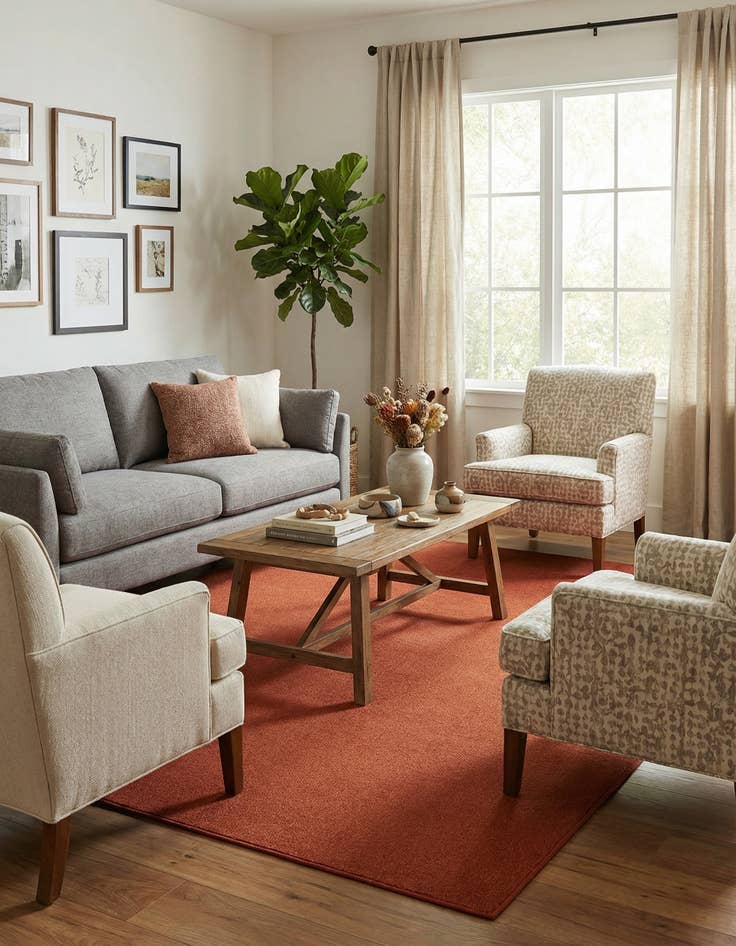 Detail image of  7' x 10' Everyday Solid Rug