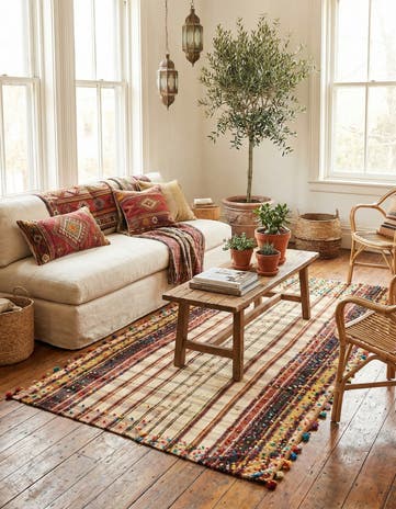 3' 9 x 7' 7 Jajim Rug
