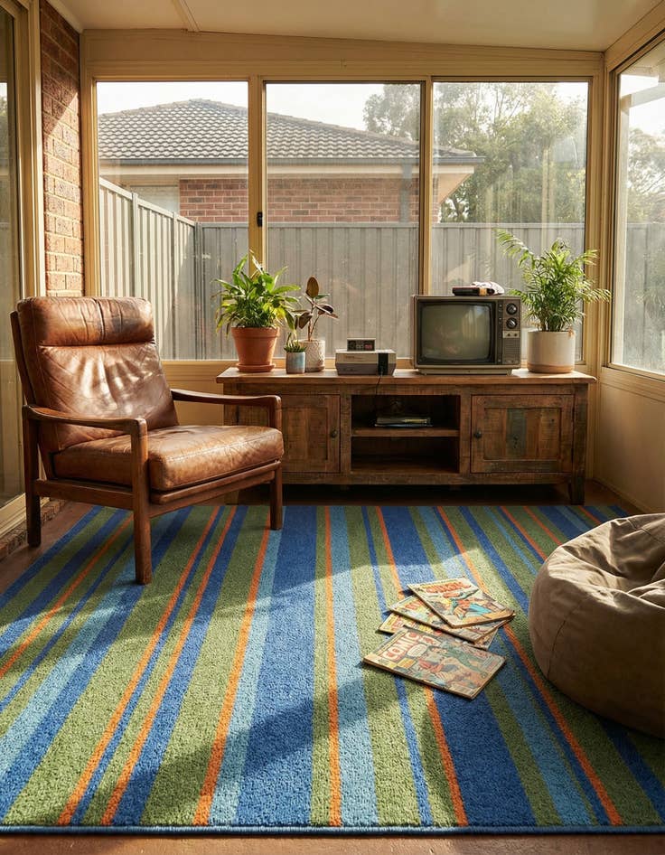 Detail image of  5' 3 x 8' Calypso Rug