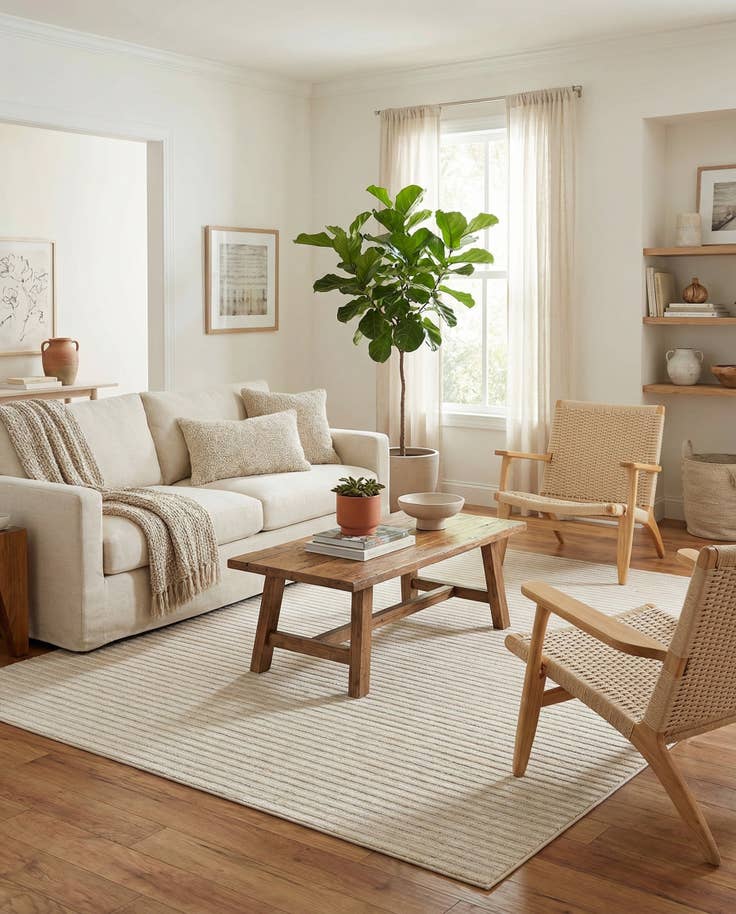 Detail image of 7' 10 x 10' Easy-Clean Sabrina Soto Indoor / Outdoor Rug