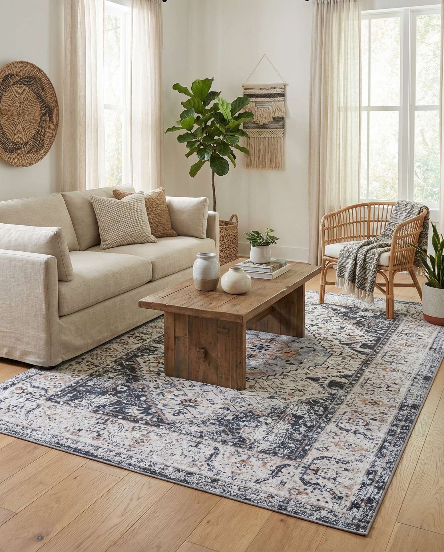 5' x 8' Washable Yara Rug