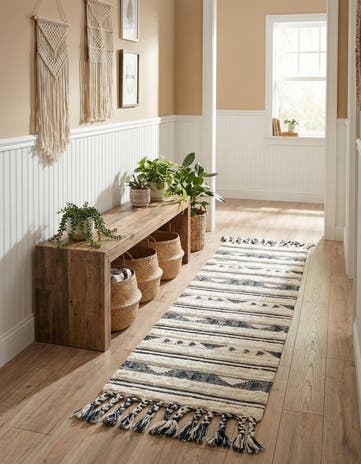 2' 2 x 8' 2 Hand Woven Arizona Wool Runner Rug
