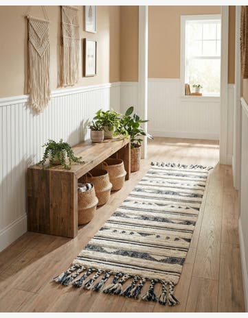 2' 2 x 8' 2 Hand Woven Arizona Wool Runner Rug