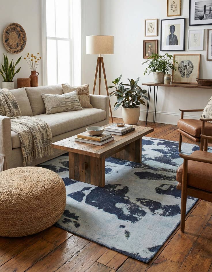 Detail image of  4' 5 x 8'  Hand Knotted Ultra Vintage Persian Wool Runner Rug