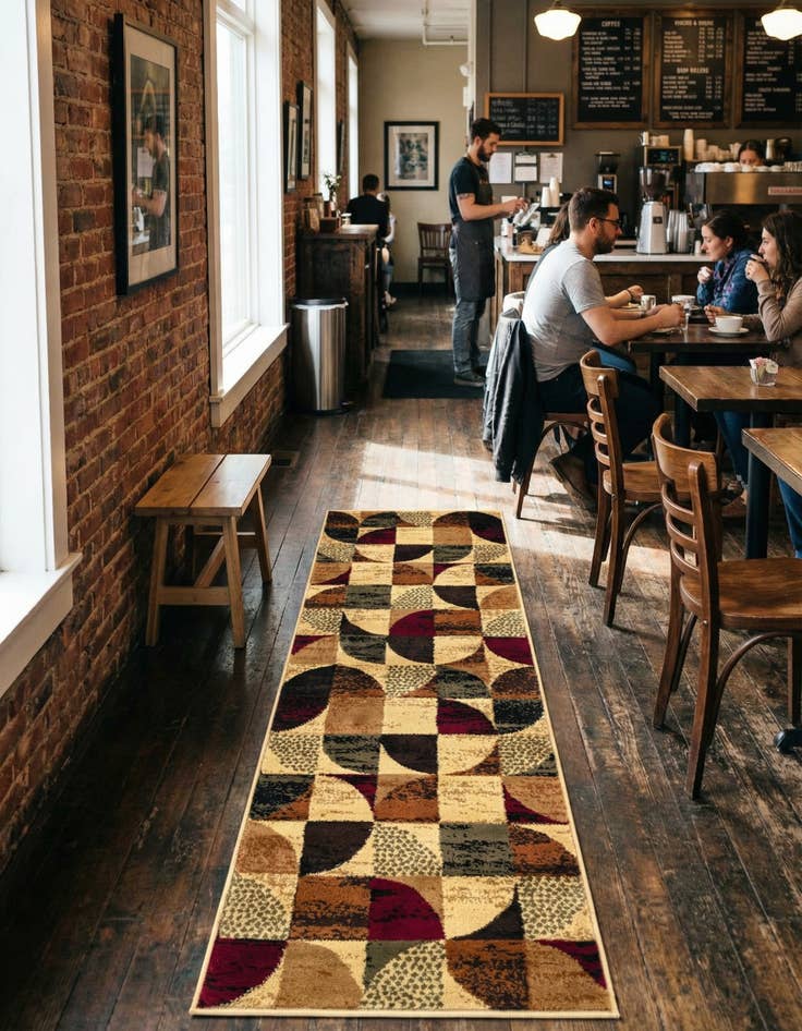 Detail image of 2' x 6' Cafe Runner Rug