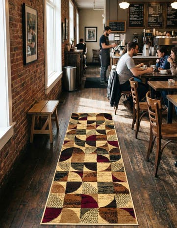 2' x 6' Cafe Runner Rug