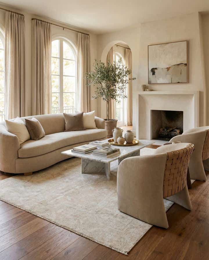 6' x 9' 8 Hand Knotted Ultra Vintage Persian Wool Rug