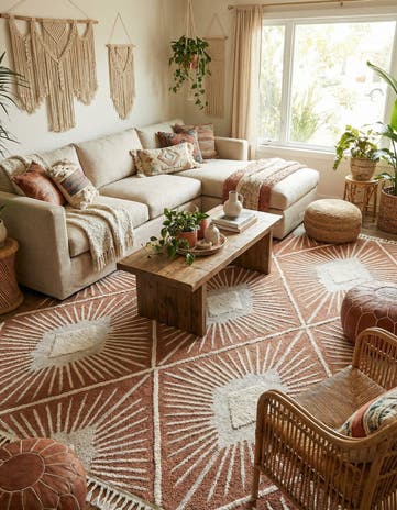 9' 6 x 14' 3 Boho Rug