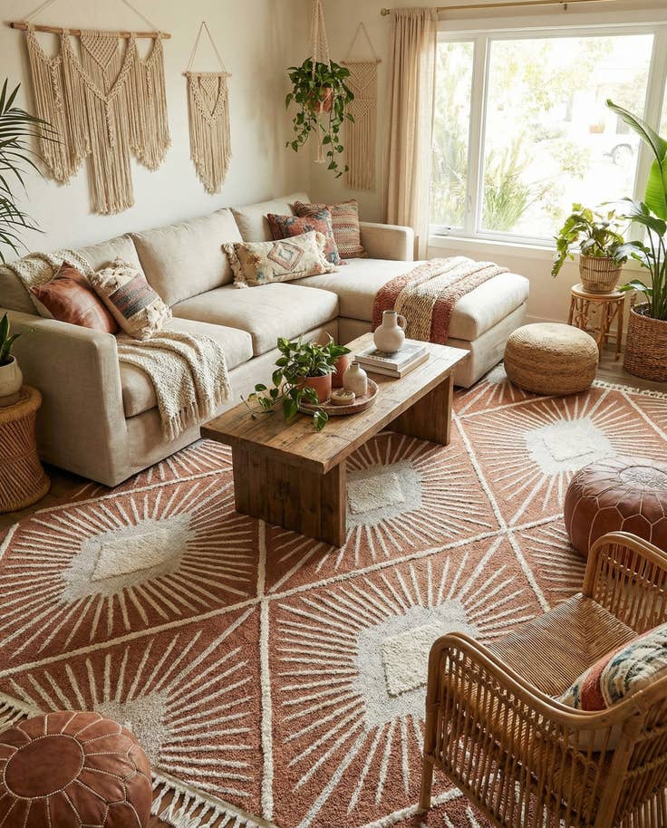 Detail image of 9' 6 x 14' 3 Boho Rug