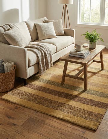 3' 8 x 5' 3 Hand Knotted Kashkuli Gabbeh Rug