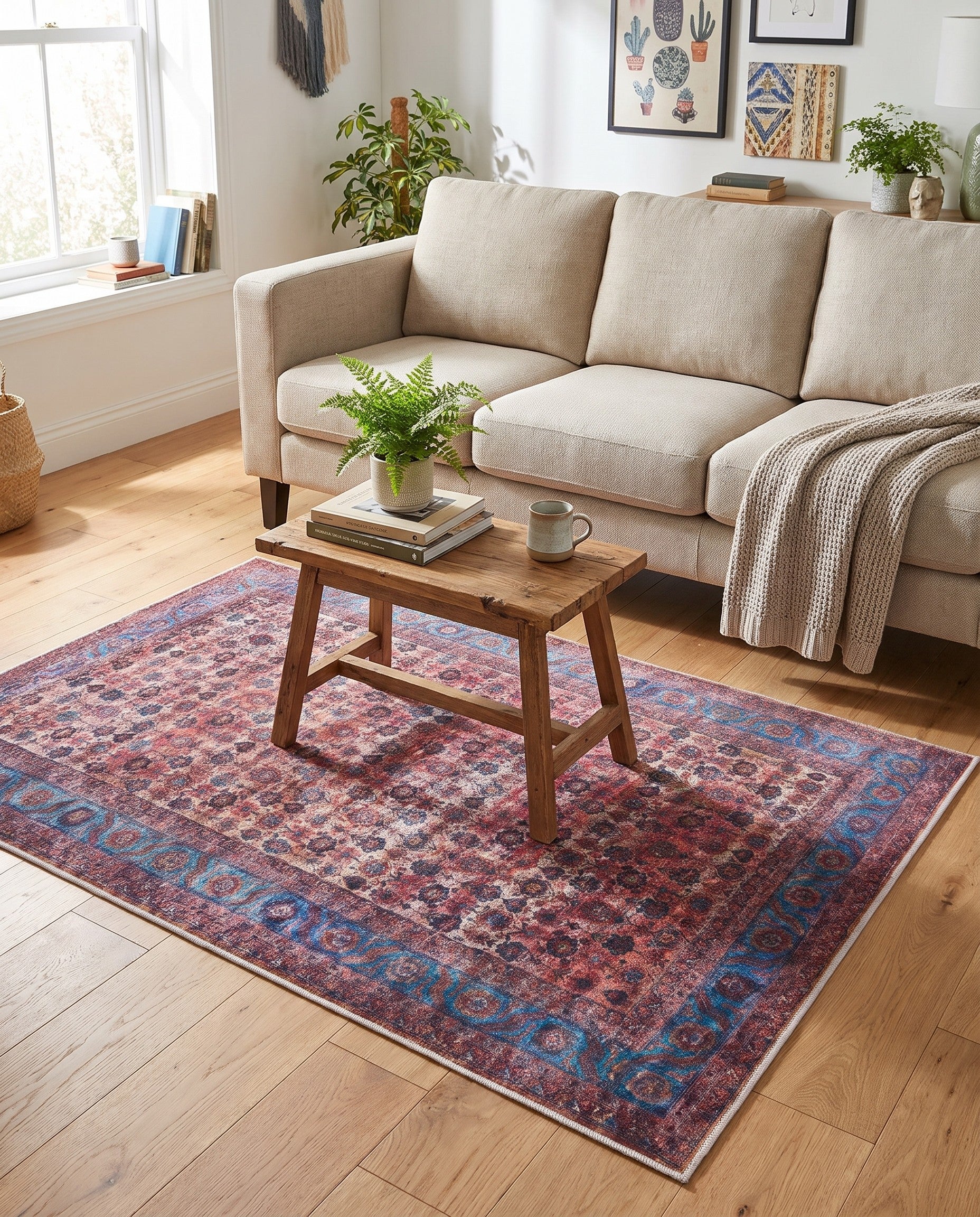 Antique Pink Maahru Rug