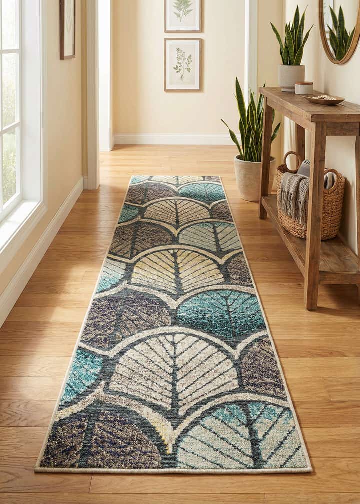 2' x 8' Easy-Clean Casablanca Indoor / Outdoor Runner Rug