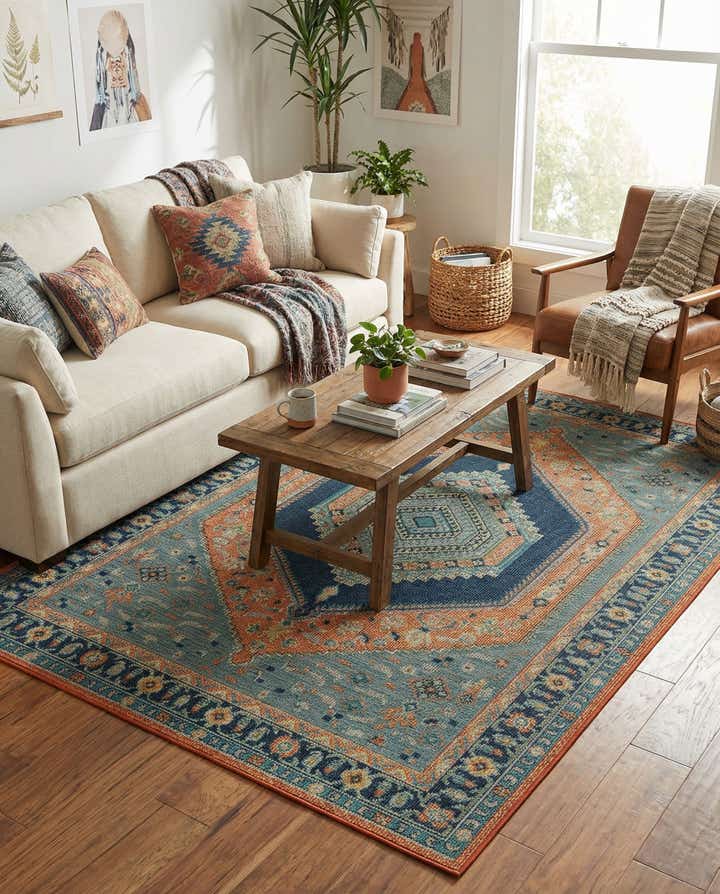 6' x 9' Easy-Clean Baja Indoor / Outdoor Rug