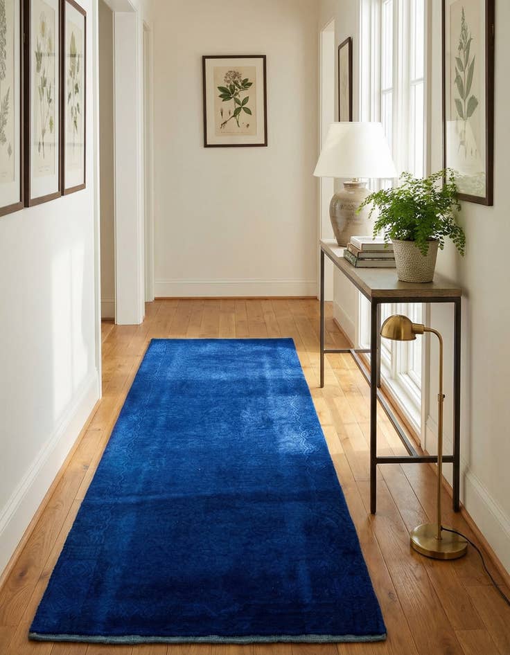 Detail image of 2' 3 x 4' 6  Hand Knotted Nepal Wool Runner Rug