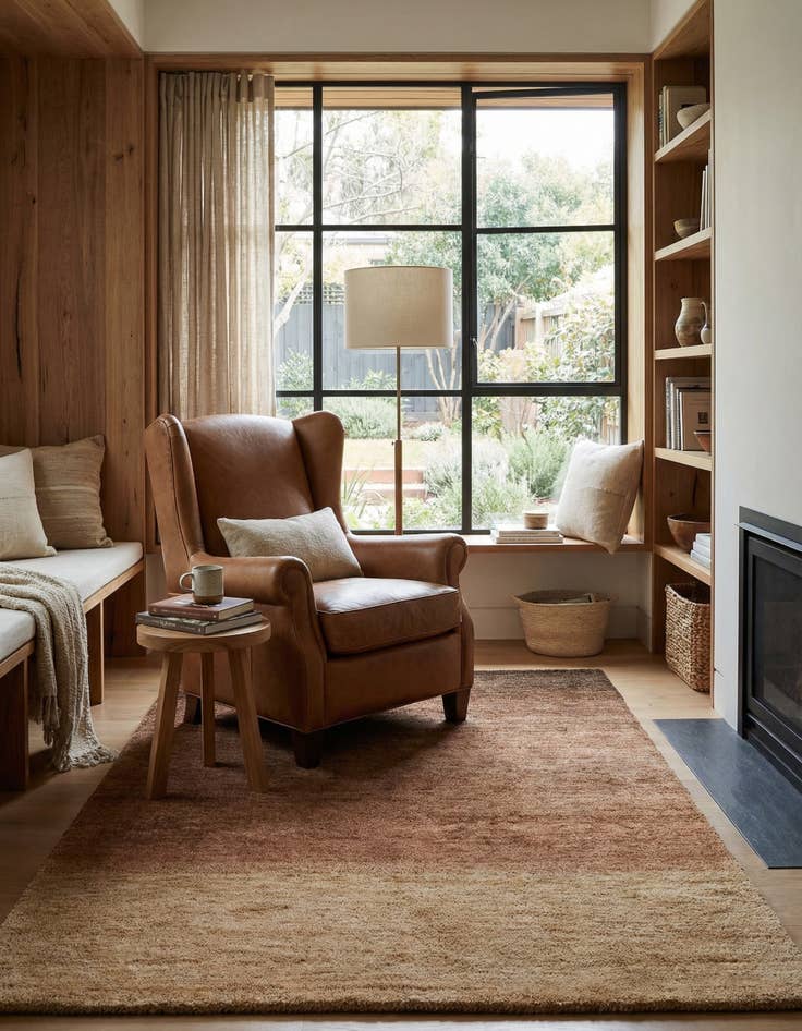 Detail image of 4' 8 x 6' 6  Hand Knotted Kashkuli Gabbeh Wool Rug