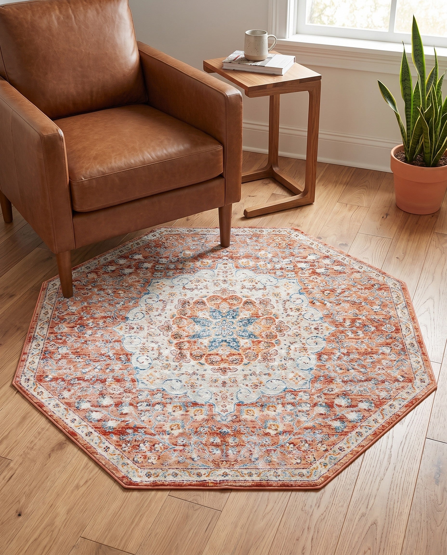 4' x 4' Newport Octagon Rug