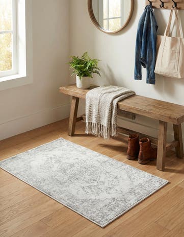 Ivory Oxford Rug