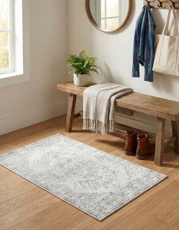 Ivory Oxford Rug