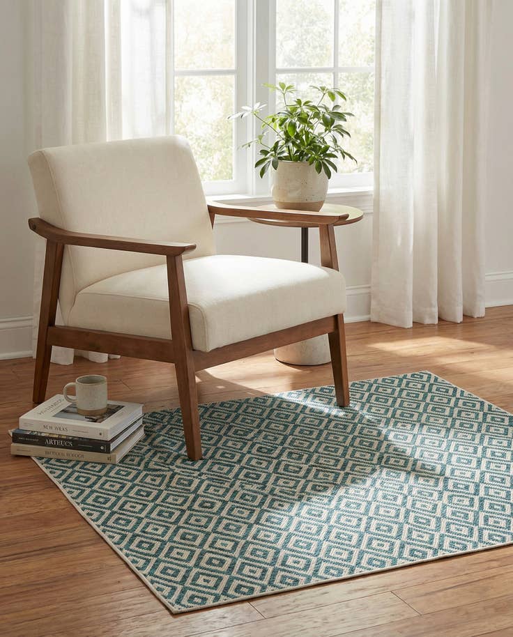 Detail image of 1' 4 x 1' 4 Easy-Clean Jill Zarin Costa Rica Indoor / Outdoor Sample Rug
