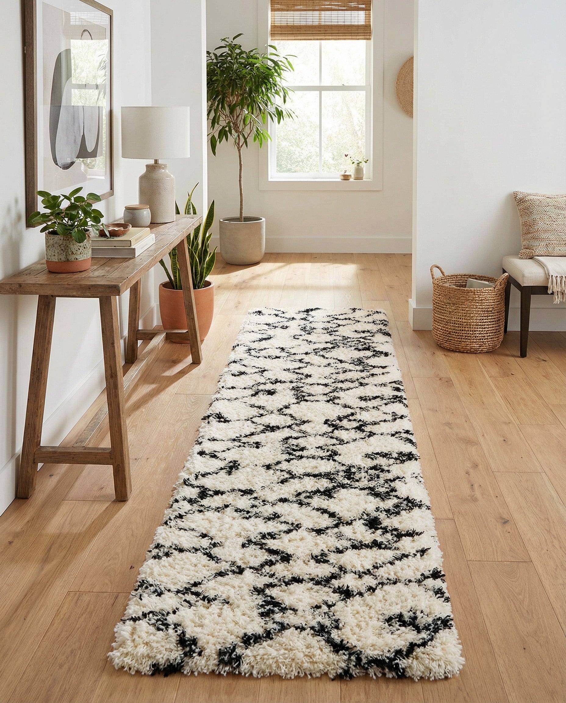  2' 7 x 10' Infinity Shag Runner Rug