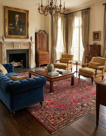 9' 2 x 11' 2 Hand Knotted Liliyan Persian Wool Rug
