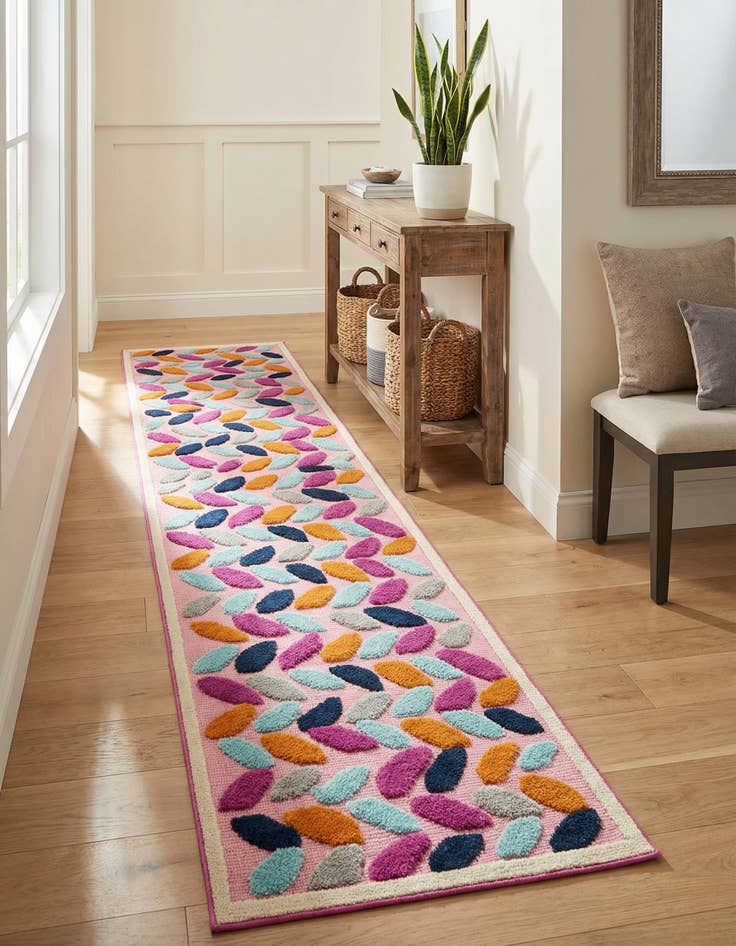 Detail image of 2' x 8' Easy-Clean Aruba Indoor / Outdoor Runner Rug