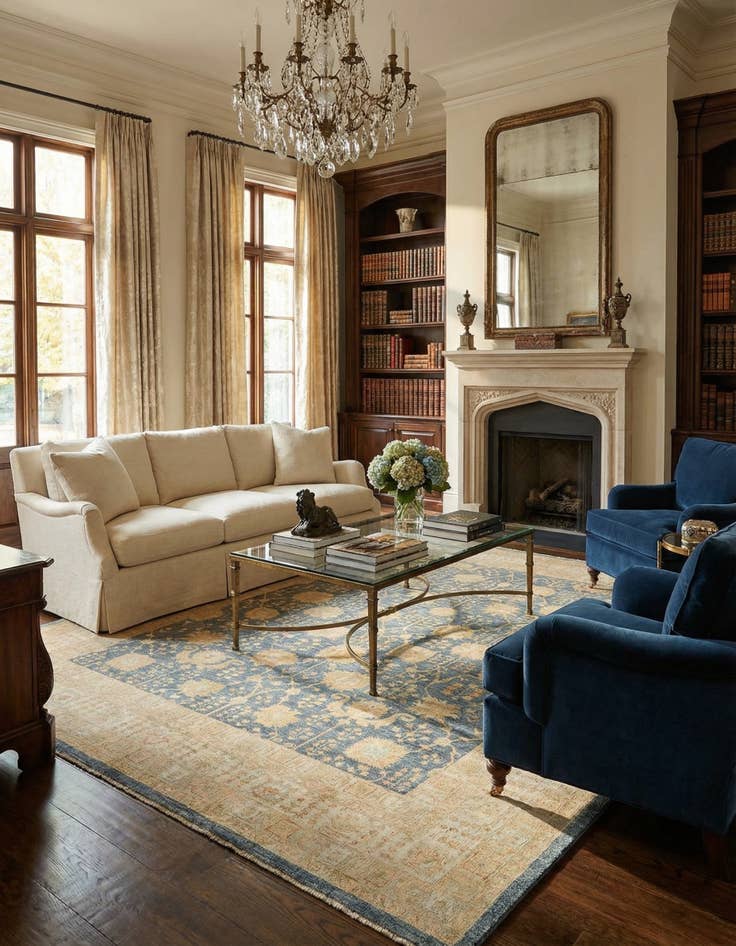 Detail image of 9' 10 x 12' 11 Kaizar Wool Rug