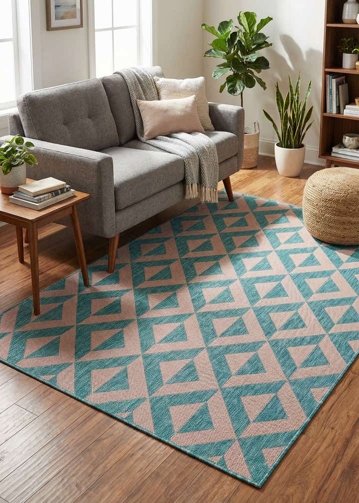 4' x 6' Easy-Clean Jill Zarin Napa Indoor / Outdoor Rug