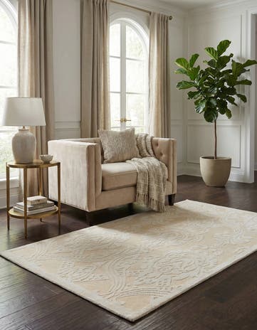 2' 11 x 4' 11 Hand Knotted Darya Wool Rug