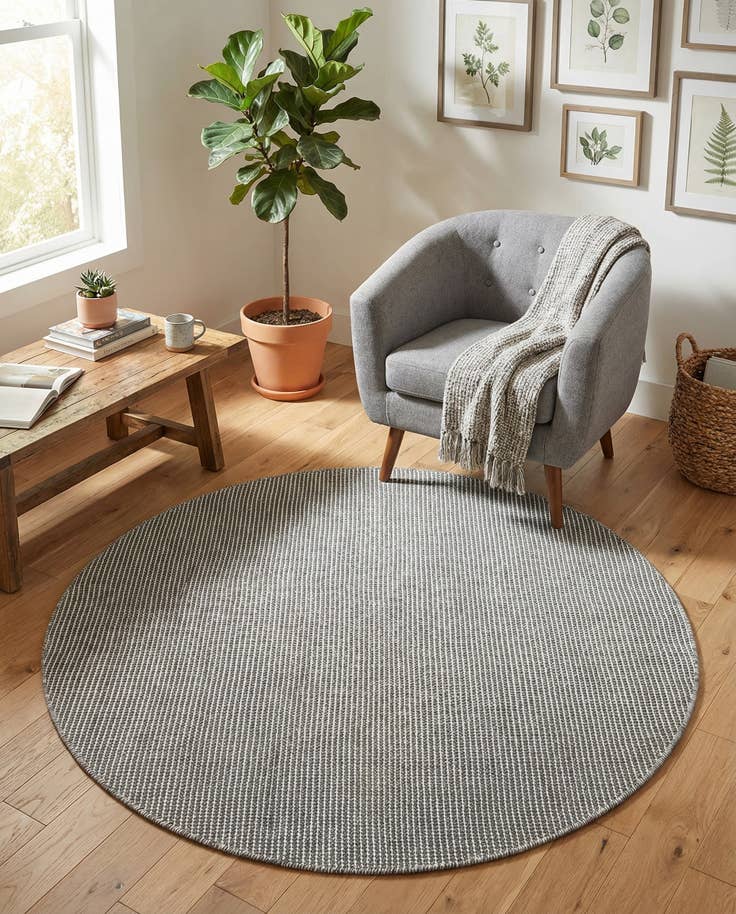 Detail image of 5' 1 x 5' 1 Easy-Clean Jill Zarin Palm Springs Indoor / Outdoor Round Rug