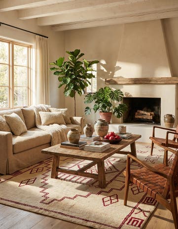 5' 4 x 8' 2 Hand Knotted Darya Wool Rug