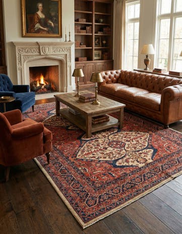 5' 6 x 7' 8 Hand Knotted Ariana Ziegler Oriental Rug