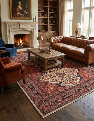 5' 6 x 7' 8 Hand Knotted Ariana Ziegler Oriental Rug