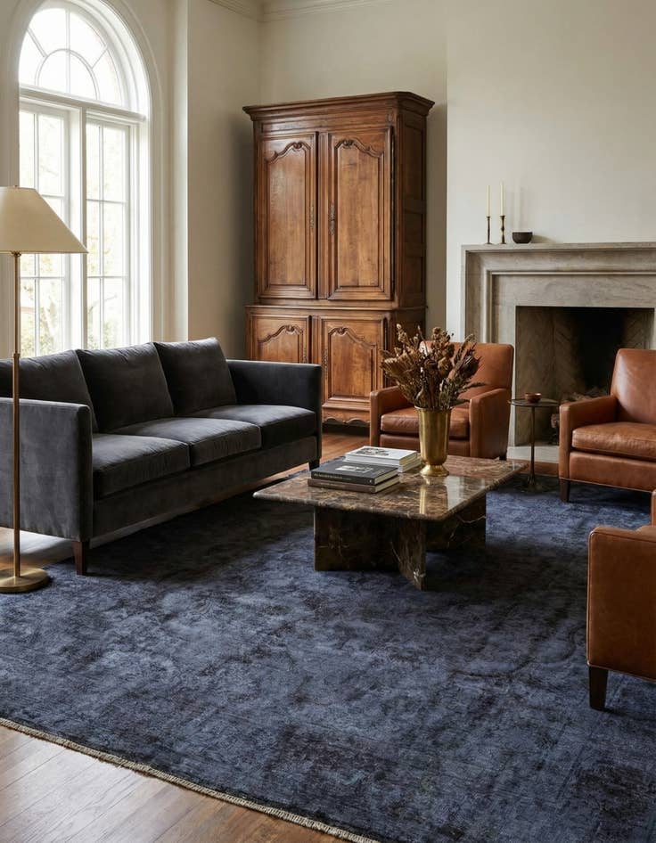 Detail image of 9' 3 x 12' 8  Hand Knotted Ultra Vintage Persian Wool Rug