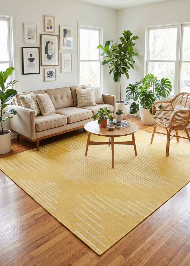 7' 10 x 10' Easy-Clean Modern Indoor / Outdoor Rug