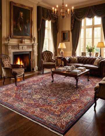 9' 5 x 12' 6 Tabriz Wool Rug