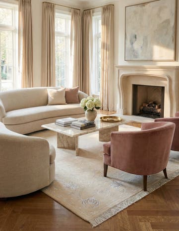 5' 10 x 7' 10 Hand Knotted Darya Wool Rug