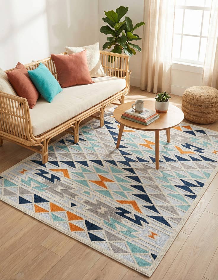 Detail image of 6' x 9' Easy-Clean Aruba Indoor / Outdoor Rug