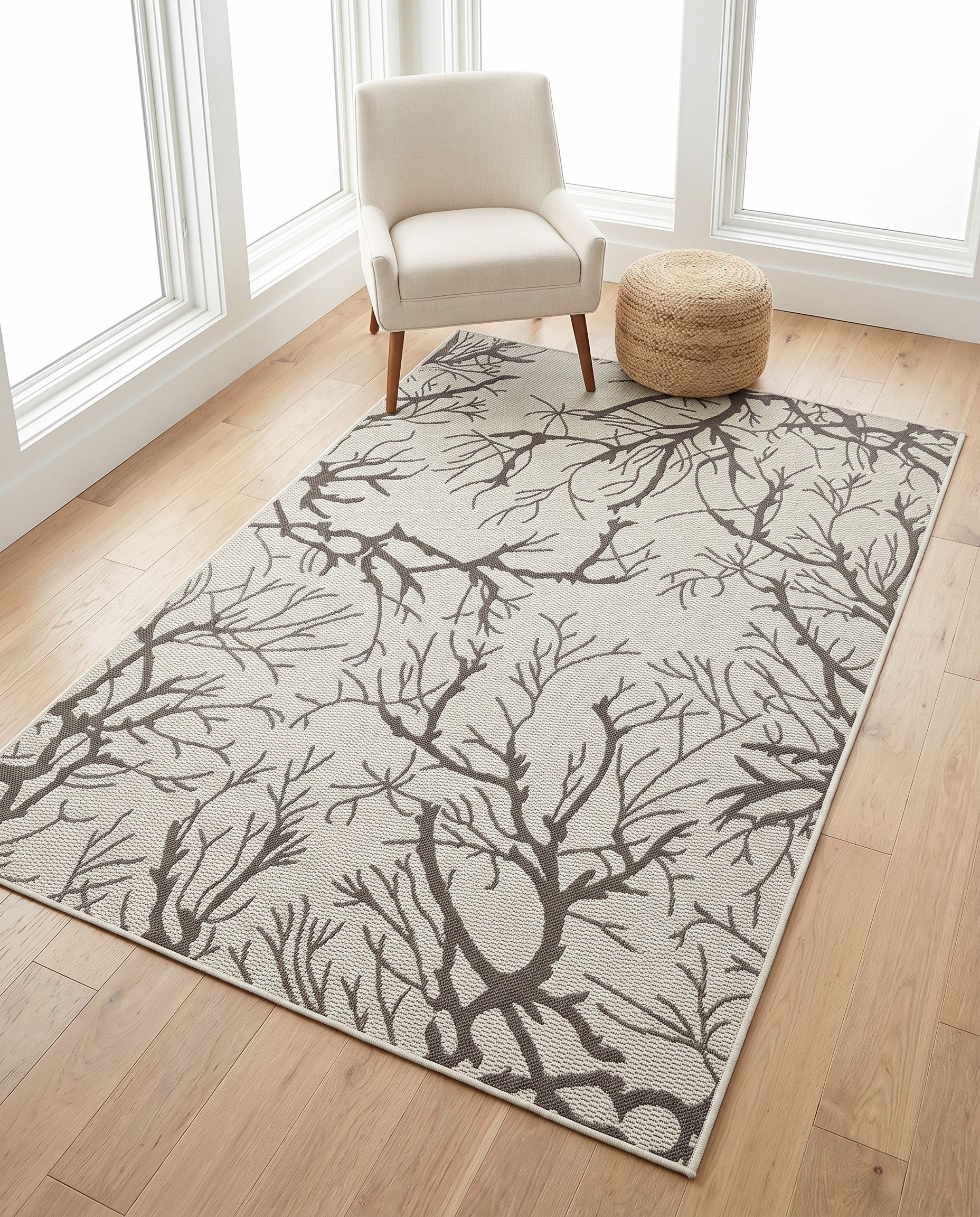 125cm x 185cm Fácil de limpiar Botanical Alfombra Comprar todos los estilos